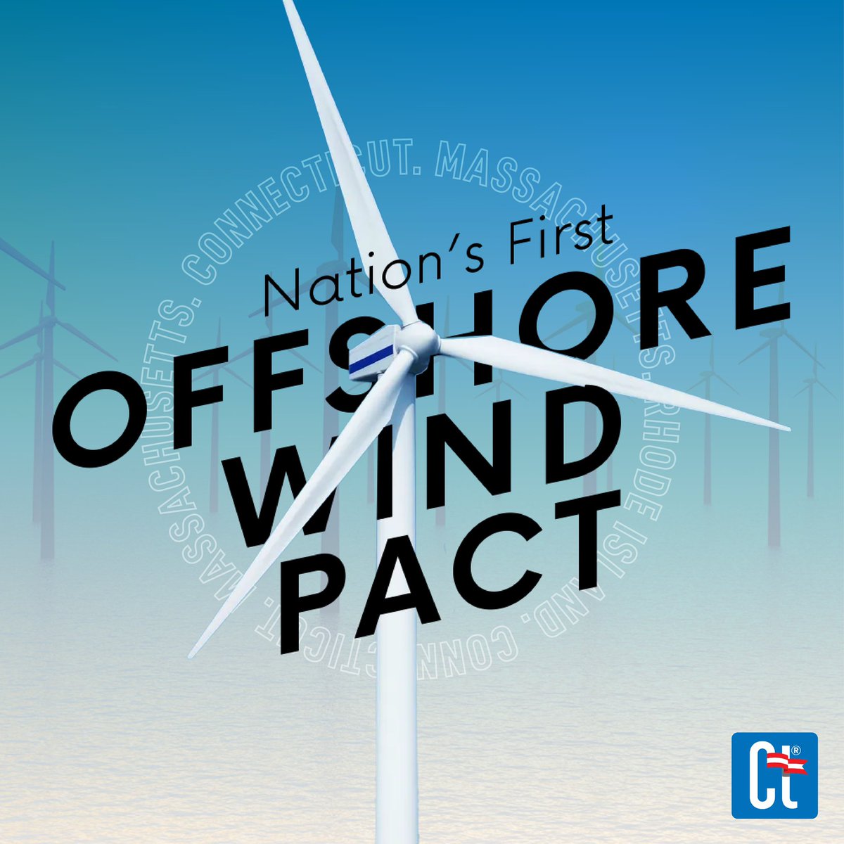 GovNedLamont's tweet photo. 🚨BIG NEWS in OFFSHORE WIND

CT, RI, and MA become the 1st states in the US to agree to work together, ensuring cost reduction, greater regional job creation in good paying industries, and promotion of environmental justice and equity.

We can do much more when we collaborate💪. https://t.co/EDv8byFO3d