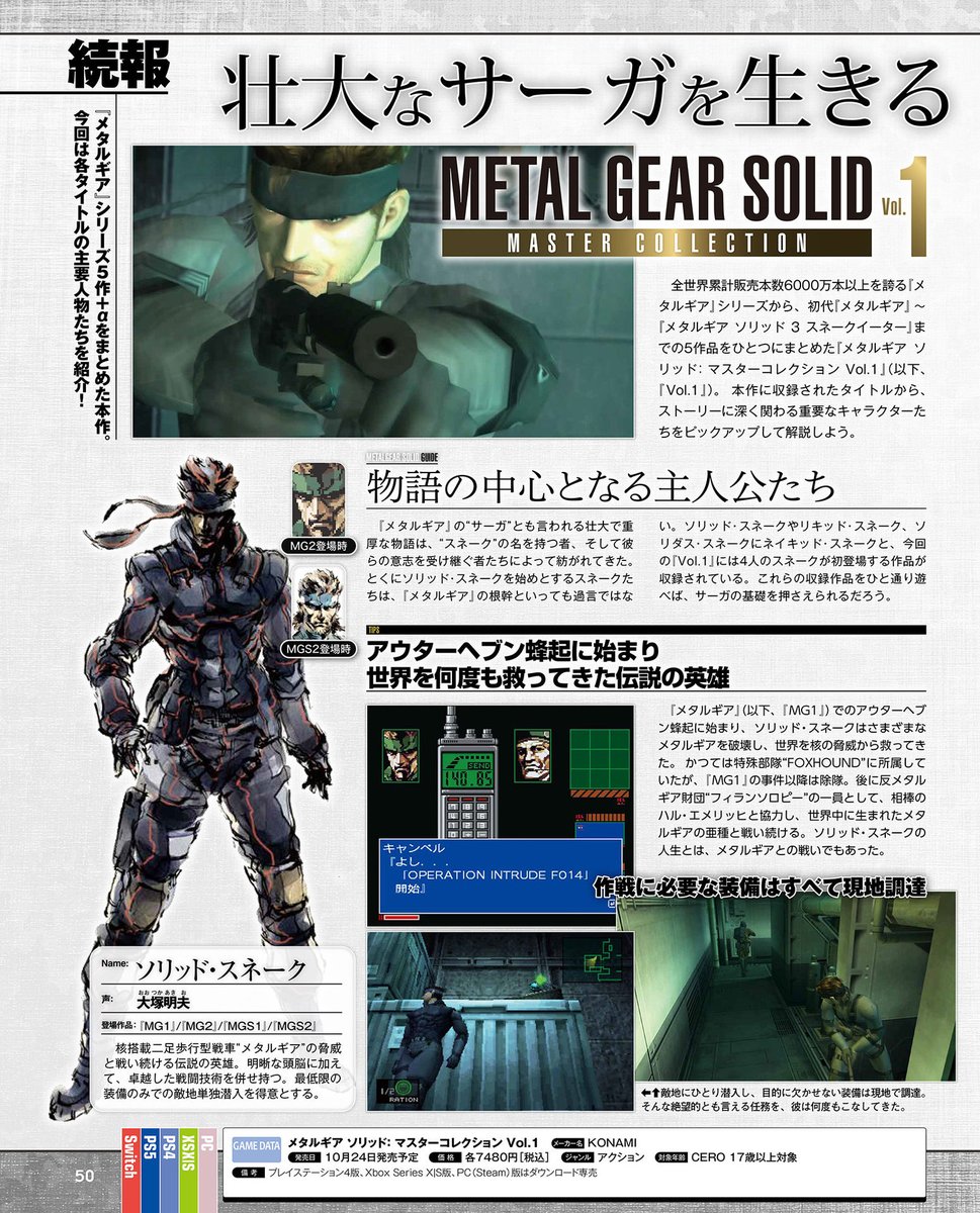 GEAR METAL MASTER COLLECTION Vol.1 メタルギア SOLID: 0 Gear Master
