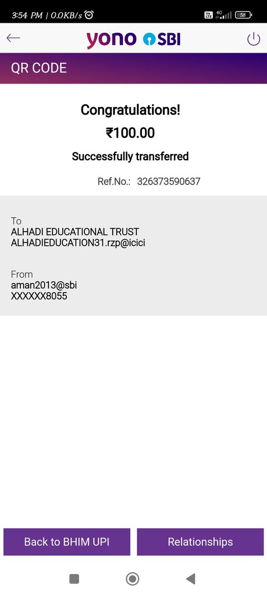 mrabbas_uddin's tweet photo. @TheWaliRahmani @icici My little contribute for our aim. Go ahead. Allah bless you. https://t.co/xe5iAiFtLi