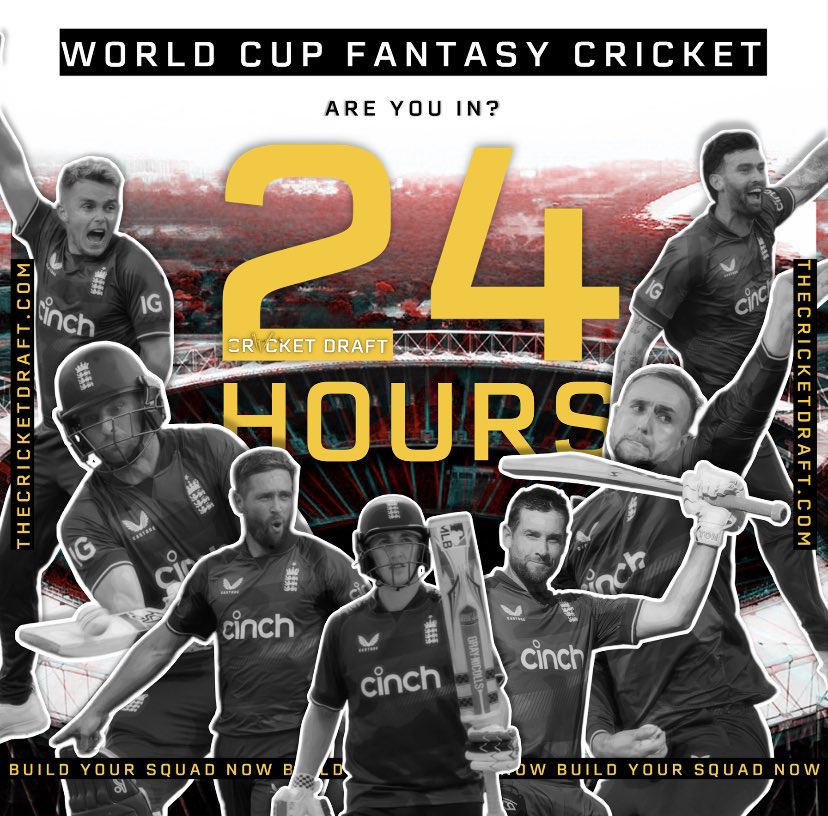 thecricketdraft's tweet image. It’s almost time for the start of the #CWC2023

You can still sign up to play our FREE Fantasy Cricket Draft game here: 

join.thecricketdraft.com/TWbio2 

Come &amp;amp; join the fun and show off all your cricketing knowledge against thousands of other users!