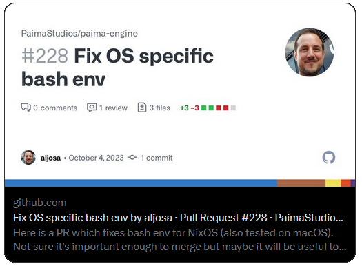 Less than 24hrs since opening the Paima code on Github, we already have our first external contribute 🔥

Want to build something with Paima or getting involved in development? Definitely check it out 👍