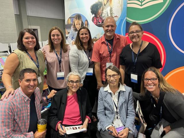 We got a group shot with Anita Archer and Dr. Moats! Two leaders in the literacy world