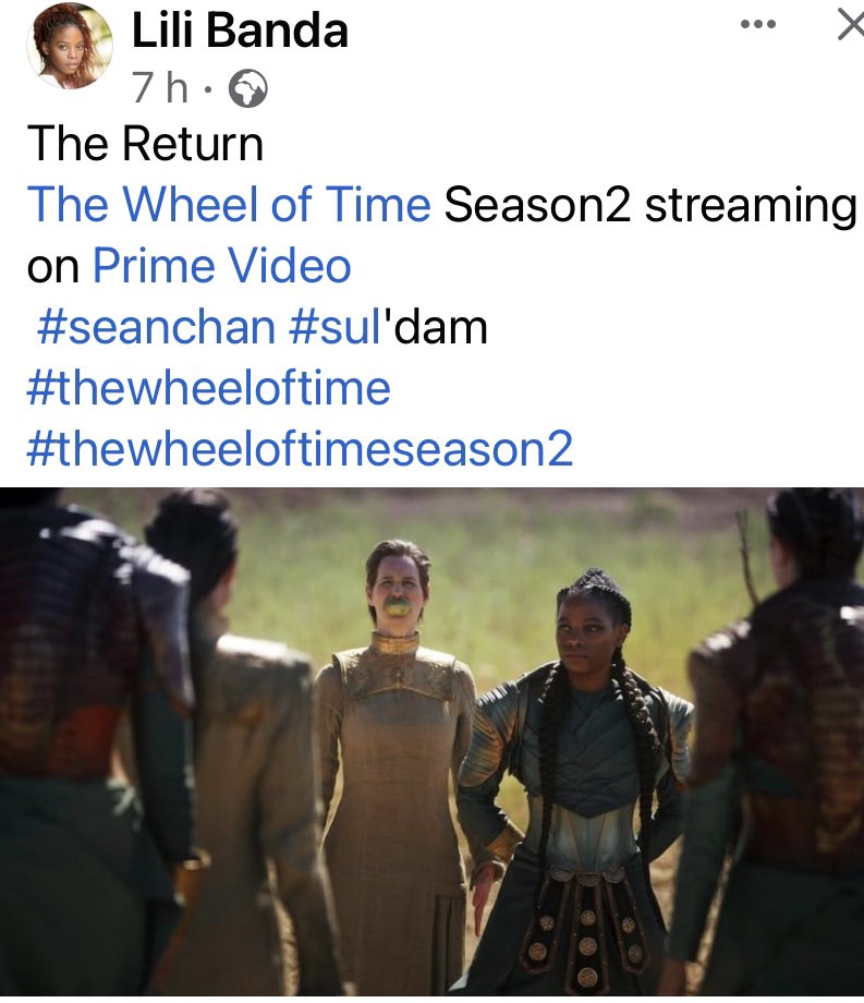 LingaWine's tweet photo. Our global multi-talented star Lily Banda does it again! And still more to follow. #filmstar @WheelOfTime #Malawi . #deepstate2 was so scary! This one? https://t.co/GJ21FVP9KM