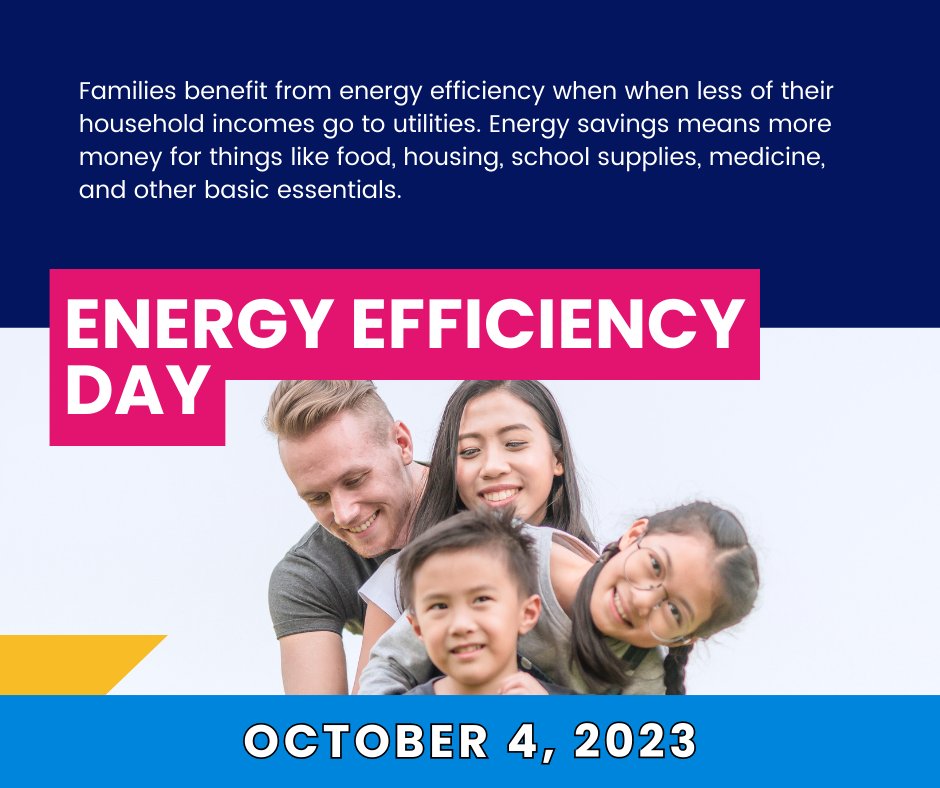 EOACWaco's tweet image. It’s Energy Efficiency Day! Did you know that 1.3 million individuals experienced improved energy efficiency and/or energy burden reductions in their homes as a result of #CommunityAction weatherization services? #EEDay2023 #WeatherizationWorks
@NASCSP
