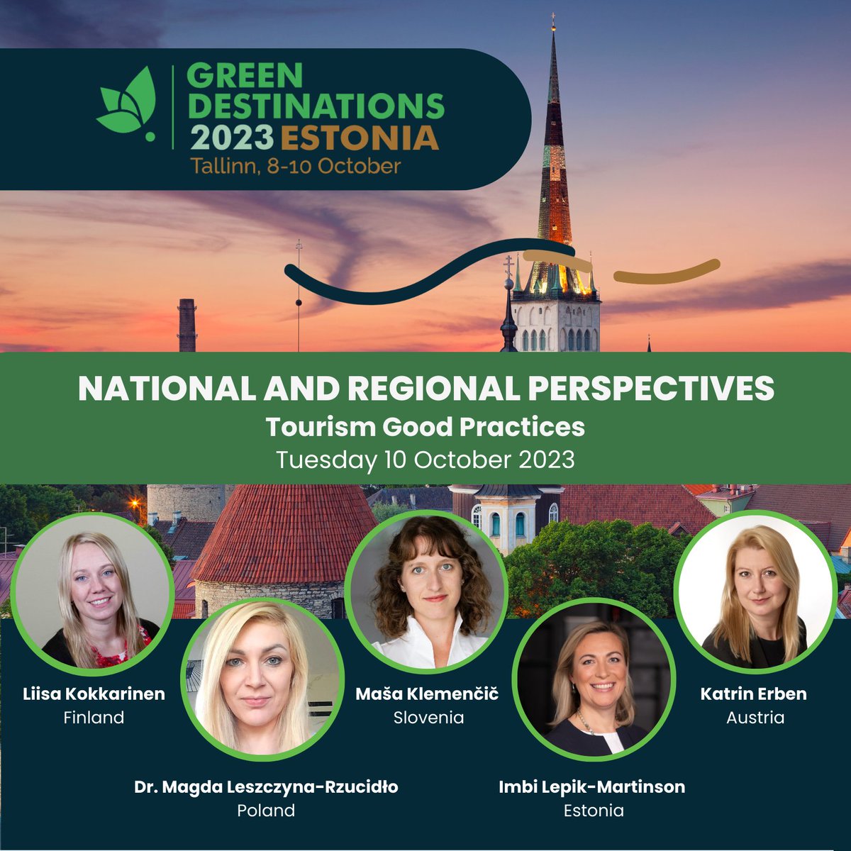🇪🇪 GD 2023 | 🗓 Day 2

💼 Panel: National and Regional Perspectives: Destinations will illustrate how responsible tourism practices catalyse transformation, unifying their efforts and propelling sustainability initiatives far &amp; beyond. 

🎟 Book your spot: ow.ly/eT5U50PQbyo