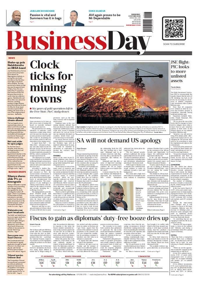 xlr_media's tweet photo. Wednesday’s front pages 

#Newspapers_of_October42023 https://t.co/Cd31IeGqZt