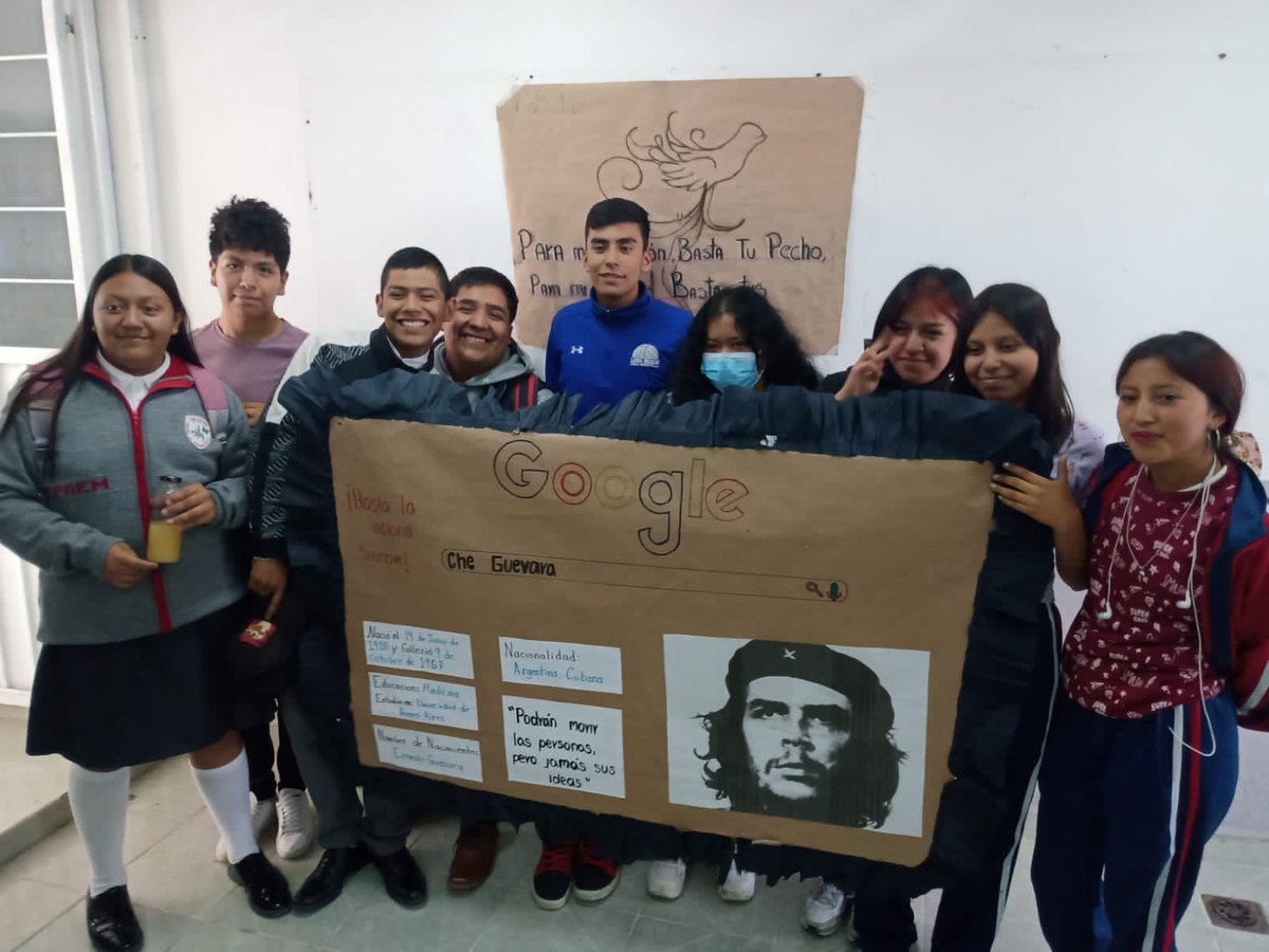 FNERRR_EDOMEX's tweet photo. "Seamos la pesadilla de los que pretenden arrebatarnos los sueños" ❤️❤️‍🔥📚🗣️

#SemanaDelChe
#Che
#FNERRR https://t.co/0xv4GCTpgs