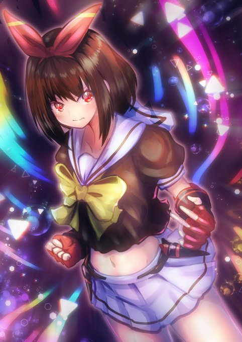 先日からセーラー服云々やってて描きたくなっちゃった渚ちゃん😋👍 