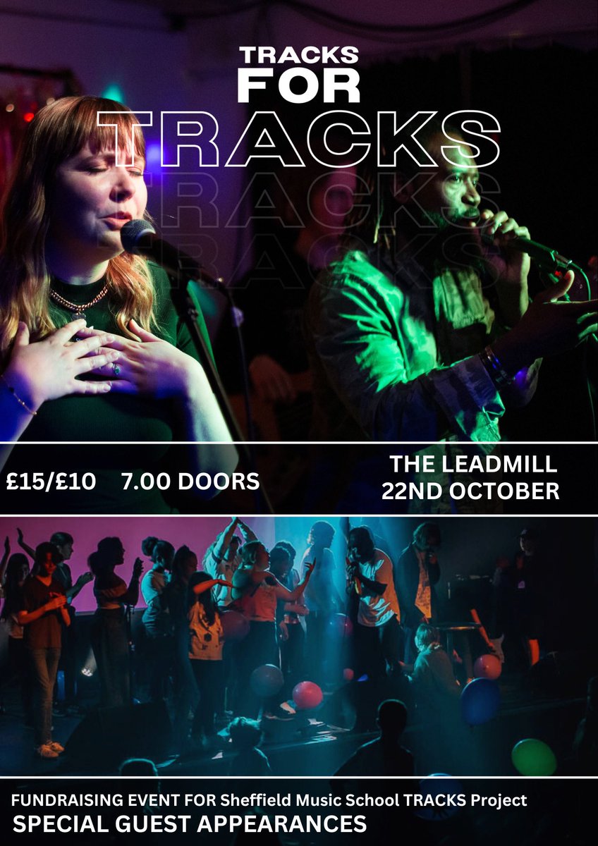 Changing lives through music. Can you come and support us?
leadmill.co.uk/event/tracks-f…
