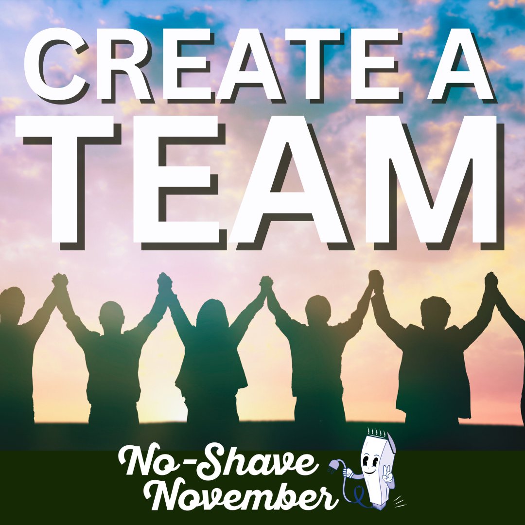 Leadership. Dignity. Hair. Do you have what it takes to captain an unshaven squad?

Create a No-Shave team! Visit no-shave.org > click Sign Up > create an individual account > click Team > Create a Team (in our dashboard). Edit your page &amp; share it.

Register today!