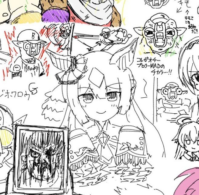 ダイヤちゃんの絵この前絵チャで描いたこれしかないや