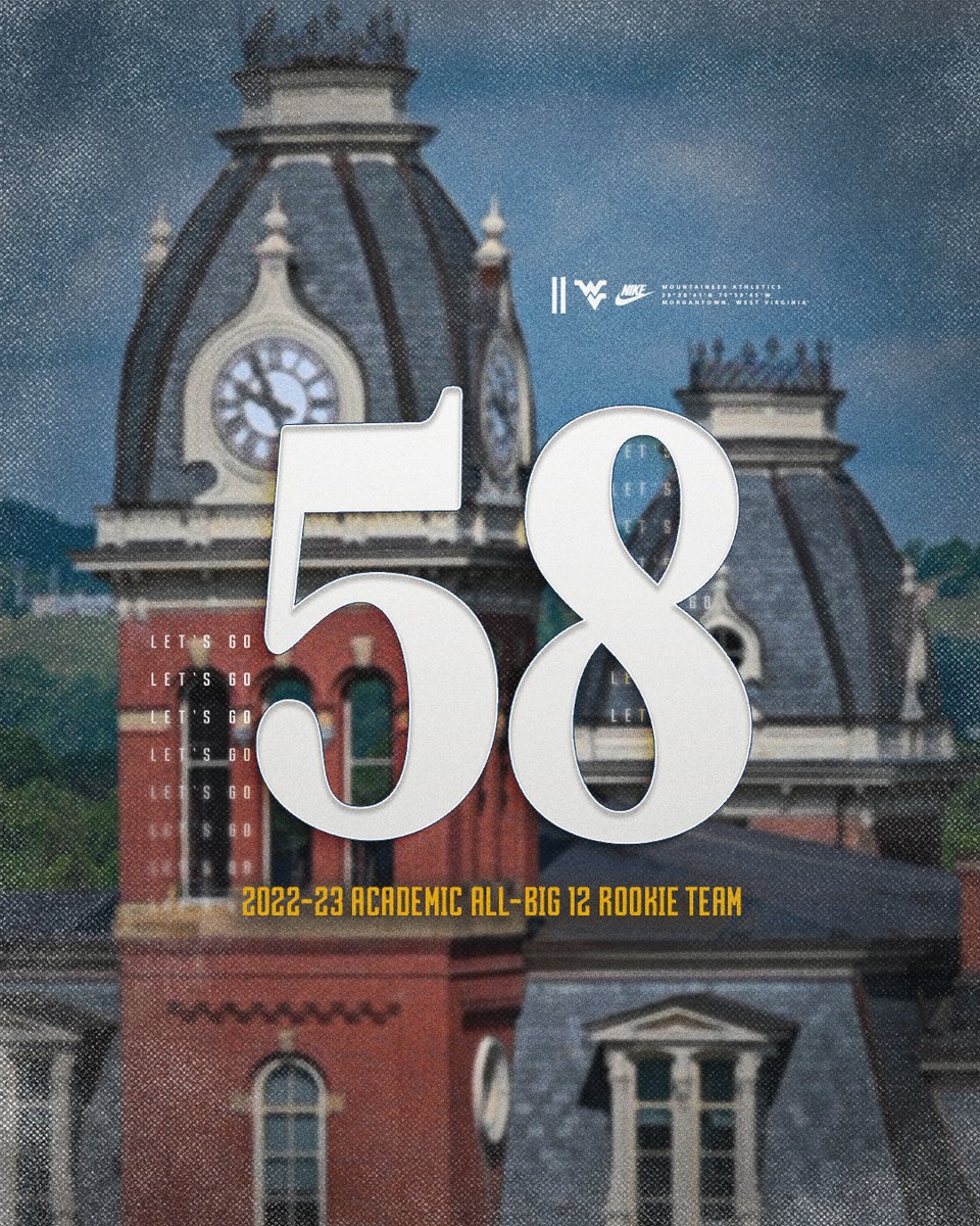 𝐀𝐜𝐚𝐝𝐞𝐦𝐢𝐜 𝐀𝐥𝐥-𝐁𝐢𝐠 𝟏𝟐 𝐑𝐨𝐨𝐤𝐢𝐞 𝐓𝐞𝐚𝐦

Congrats to our 5⃣8⃣ Mountaineers!

🔗 wvusports.co/3Fn22EJ

#HailWV