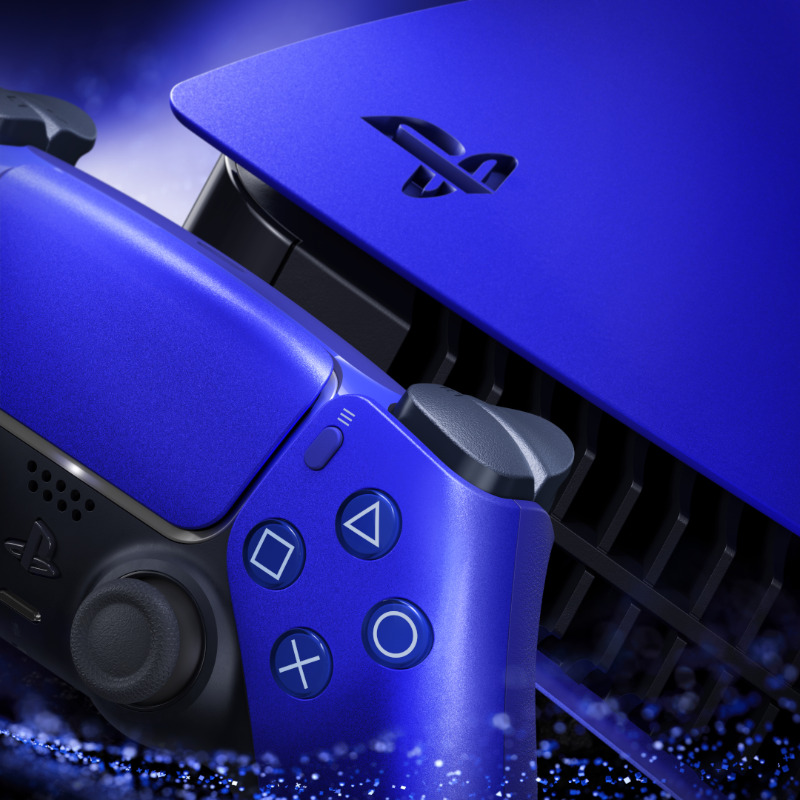 PlayStation's tweet photo. Pre-orders for the PS5 Deep Earth Collection start today.

Which are you picking up?
🌋 Volcanic Red
🔹 Cobalt Blue
🪨 Sterling Silver