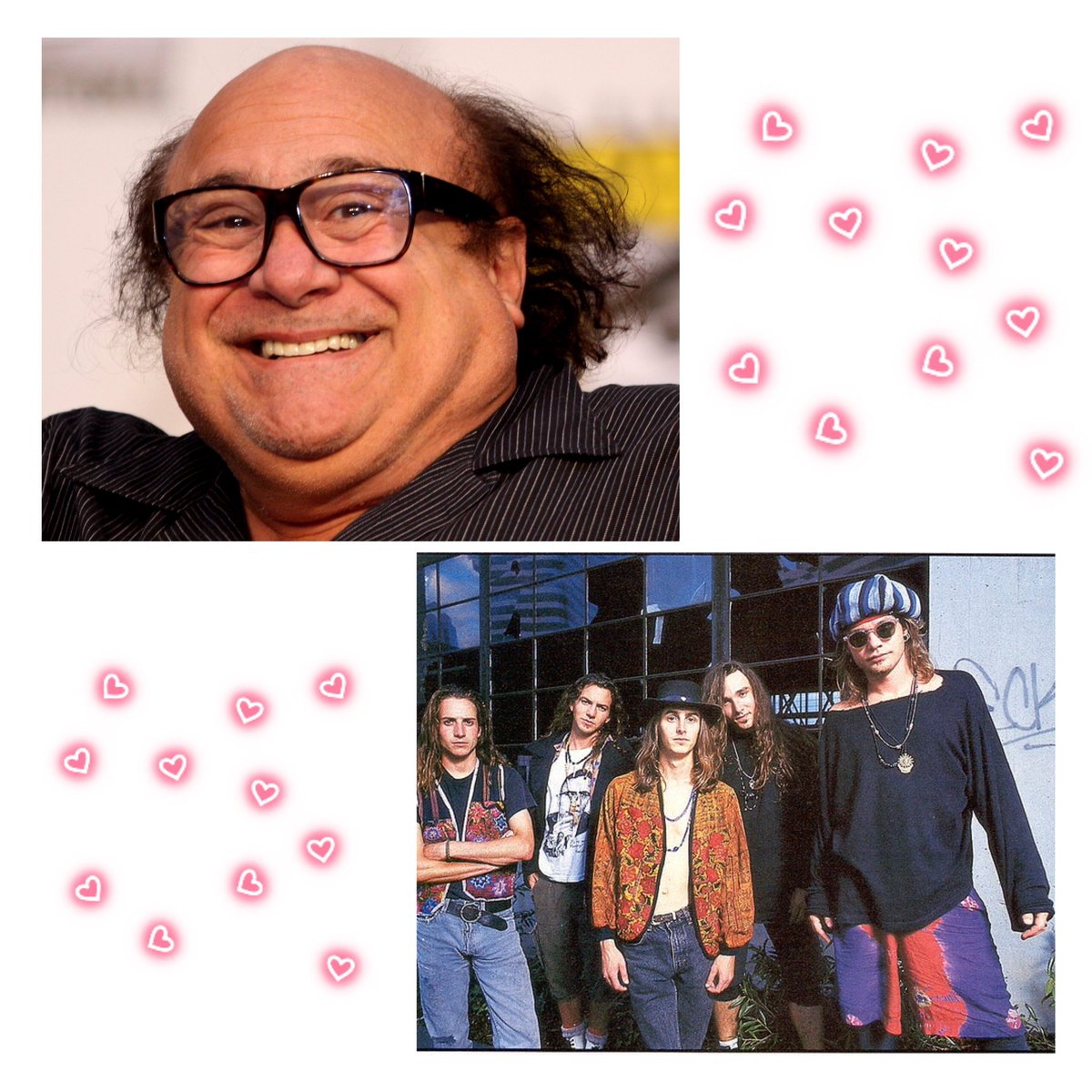 kcginger13's tweet photo. @jimmyfallon Danny Devito and Pearl Jam = ToJam
#CelebrityDreamCouple #ToJam https://t.co/YjNiGMutr9