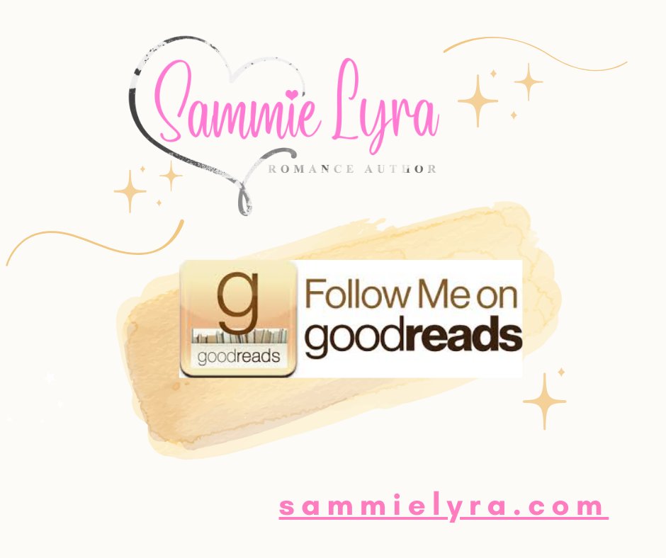 Follow me on goodreads! Get notified of new releases and pre-orders. goodreads.com/author/show/43…
#instalove #AuthorSammieLyra #romance #love #romance
