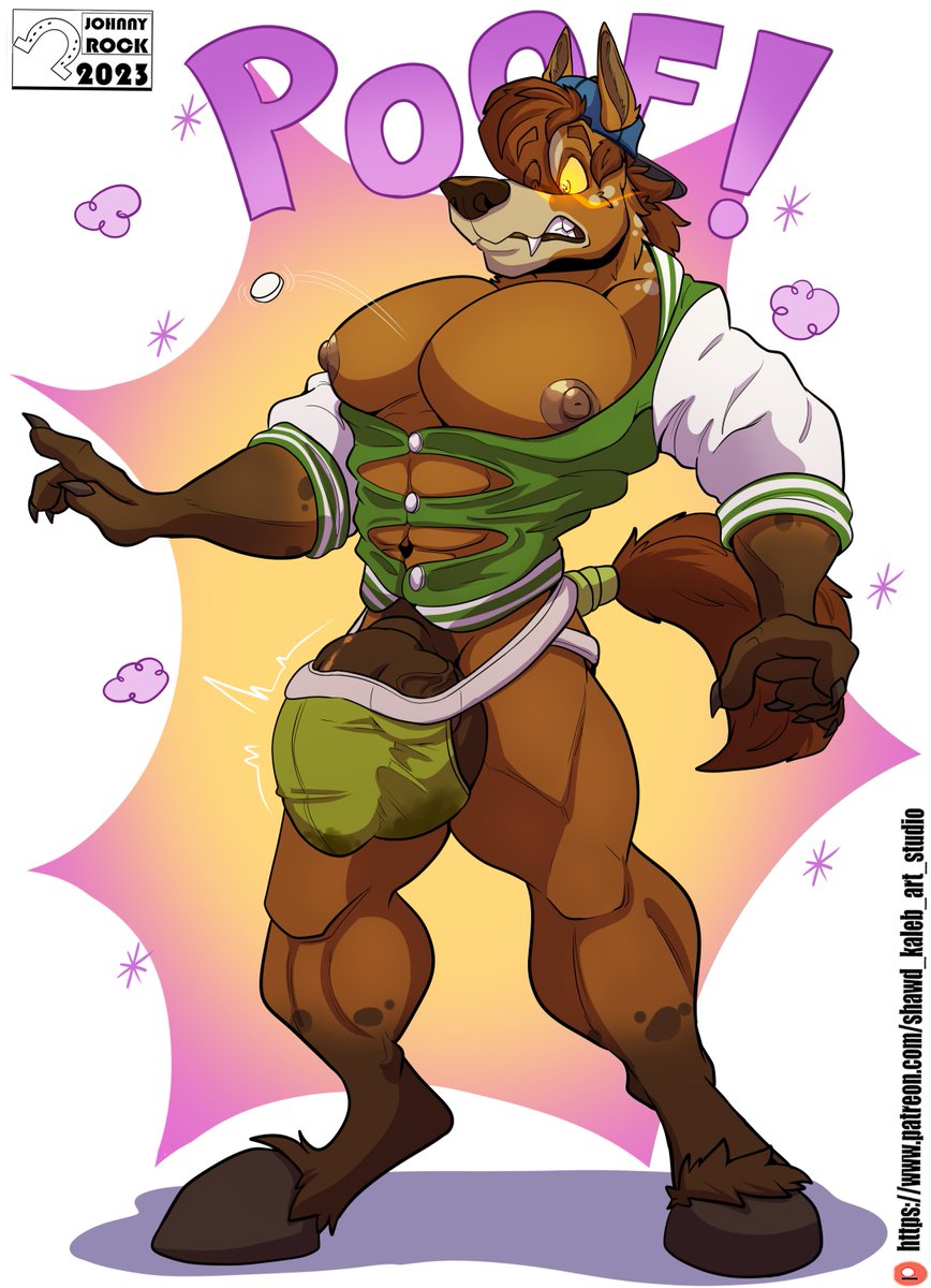 WereHorse

They say that werewolf transformations are painful,  the bones break and rebuild, the claws come out of the fingers, cutting off the tips... but for Johnny it was very easy, just a "POOF!"

Alt vers on my patreon:

patreon. com/shawd_kaleb_art_studio