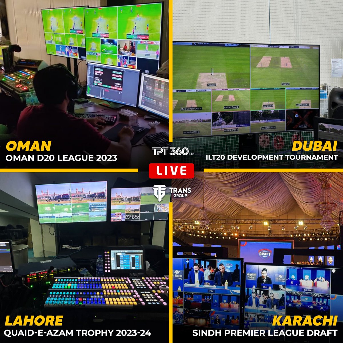 _TransGroup's tweet photo. 1οΈβ£ day
4οΈβ£ Live productions
200+ locally trained staff by TPT @SF360Digital & TPT360 - one group serving all across while every production work is being distributed on multiple platforms across the globe. π
#TransGroup #TPT #SF360Digital https://t.co/RaU11Zt1zn