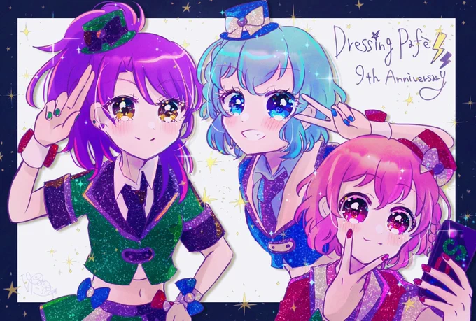 9th Anniversary⟡.*  #ドレッシングパフェ結成9周年