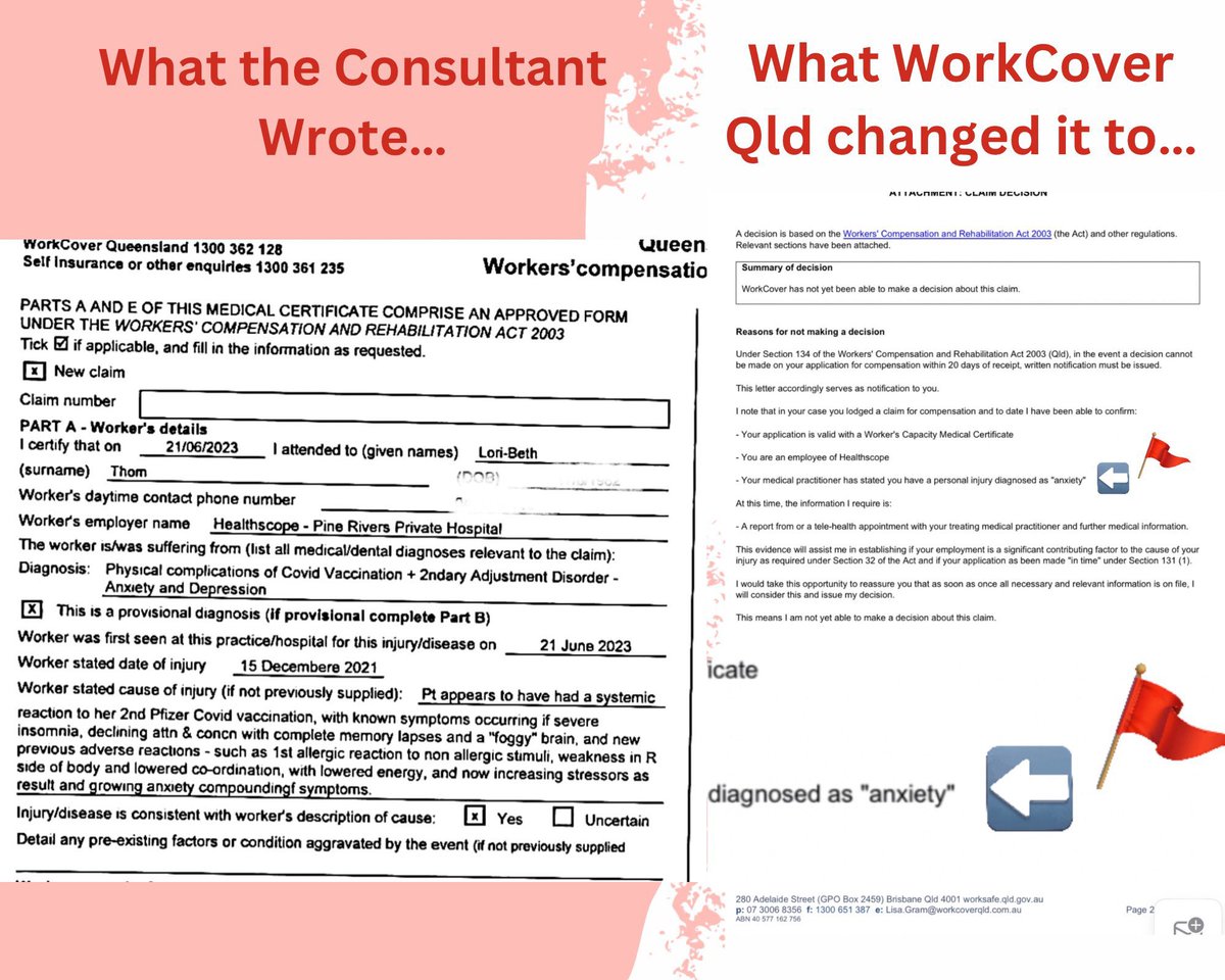 LoriThom786's tweet image. @pfizer 💉the gift that keeps on taking… health, vocations, memory, co-ordination, family, passion, goals, hope…
Oh and with a slight of hand from their glamorous magicians assistants @HealthscopeAu and #workcover even a Consultant’s diagnosis can disappear 💨 🪄 🎩 🐇…