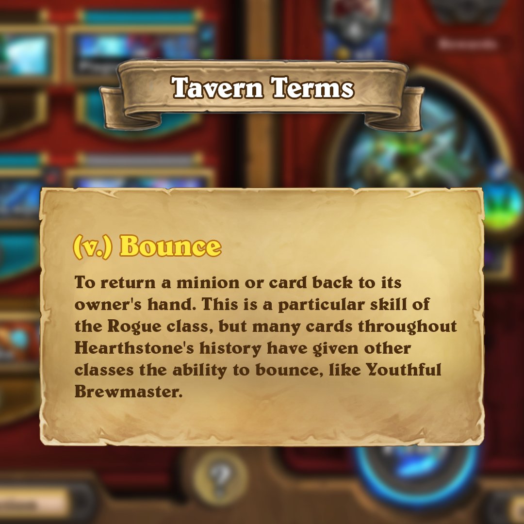 PlayHearthstone's tweet photo. What's the most quintessential bounce card in Hearthstone? https://t.co/V2TYZnaH5Z