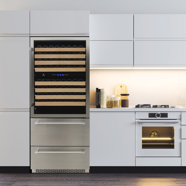 Vinotemp's tweet photo. The EL-BWC30TB-S Wine Cooler &amp; Drawer brings an element of class and elegance to any room. 
•
•
#vinotemp https://t.co/2zABSRlLjZ