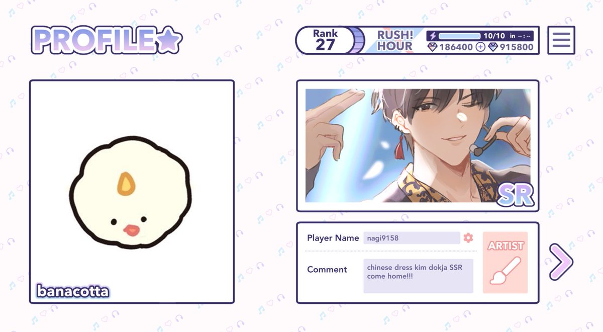 [RTs💕] Next up on our card artists is Nagi (@/banacotta)! POs are currently open, ending October 21st!