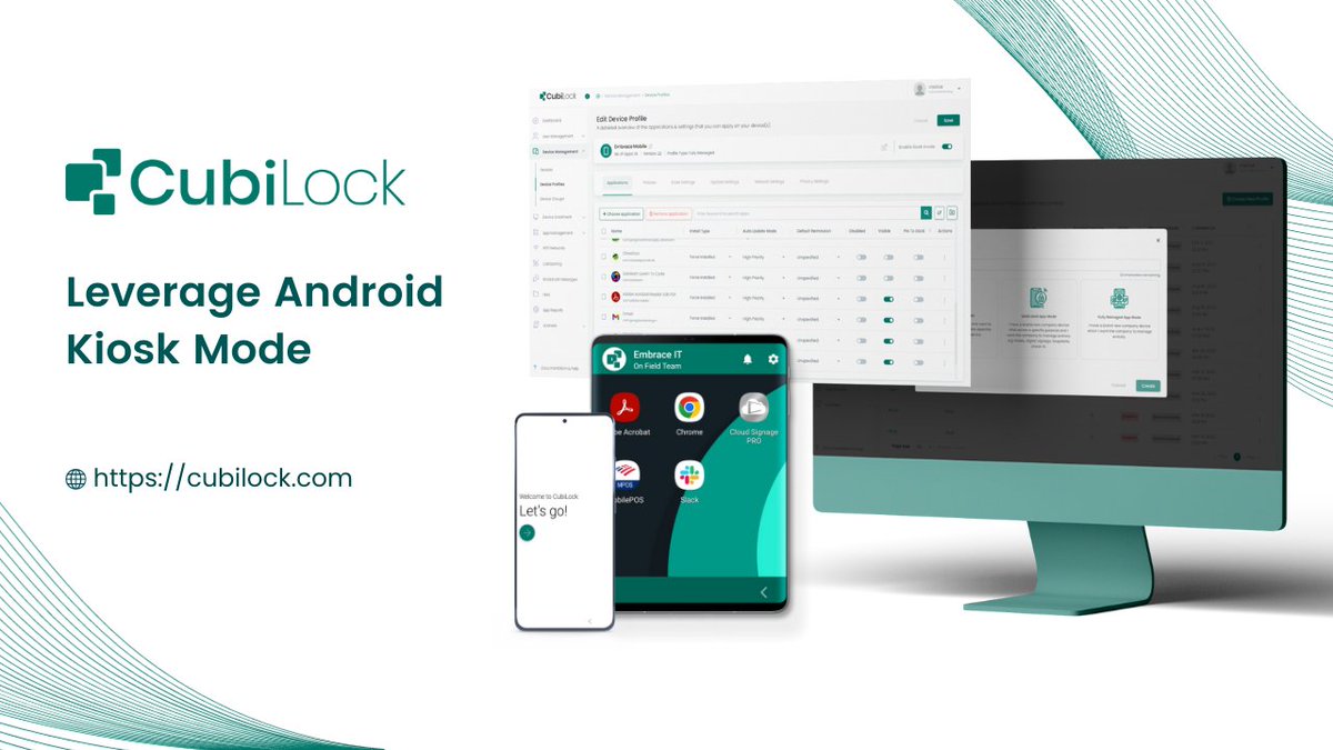 CubiLock's tweet photo. 📱🔒 Discover the Ultimate Guide to Android Kiosk Mode! 🔒📱

Are you tired of constantly monitoring your Android devices? Want to turn them into self-sufficient kiosks? Look no further!

https://t.co/mMWTnypjIT

#AndroidKioskMode #TechTutorials #DIYKiosk #CubiLock https://t.co/vre7qdK2PJ