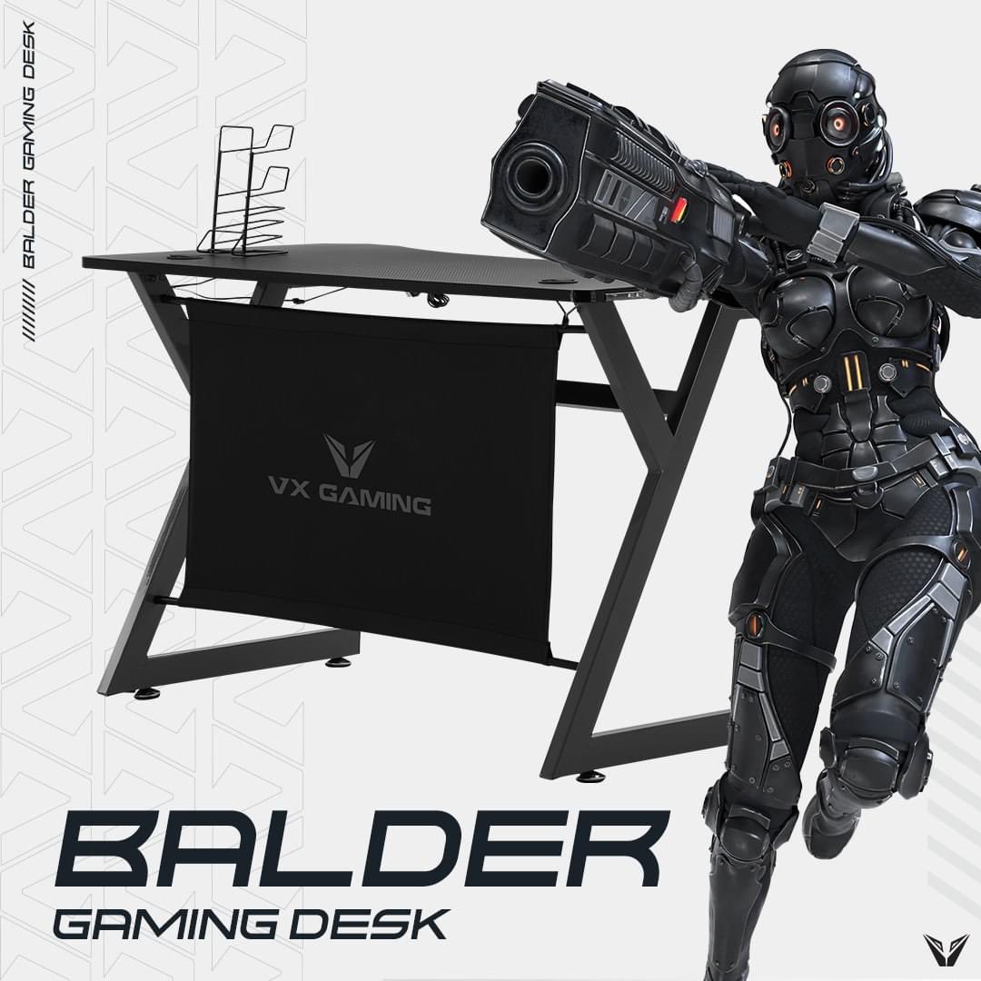 Introducing the Balder Gaming Desk – the ultimate gaming setup for every gamer! Our gaming desk is designed with the gamer in mind, featuring a large gaming surface area, cable management system, and ergonomic design. 🔥

 #VXGaming #gamersetup #UnityThroughGaming #gamingsetups