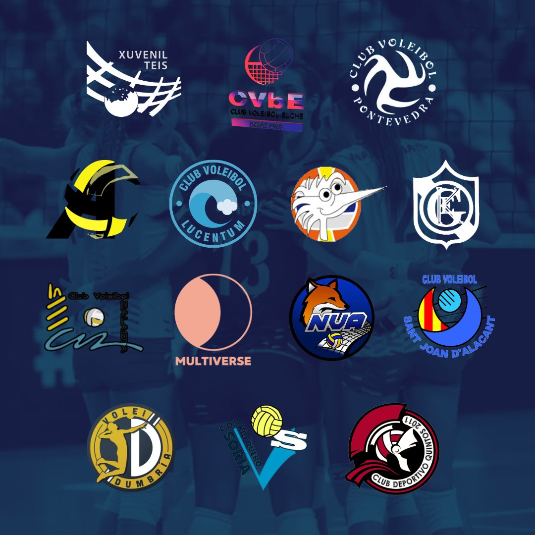 Cluber_App's tweet photo. 🏐 Os presentamos al medio centenar de clubes de voleibol que ya forman parte de Cluber

🌟 Estamos encantados con todos ellos y orgullosos de que hayan decidido mejorar su gestión

🔛 ¡No te quedes fuera y únete a ellos en el link de nuestra bio!

#PatrocinioCluber #Sportstech https://t.co/WPb3EwfiOM