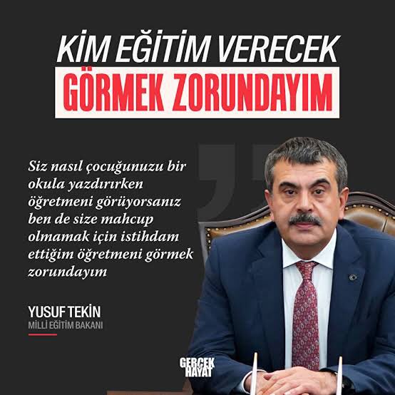 Öğretmen bile olmayan kişiler ücretli öğretmenlik adı altında derse girerken bizim bu denli zorlanmamız önümüze sürekli set çekilmesi zoruma gidiyor hani liyakat önemliydi?
#SözVarMülakatKalksın
