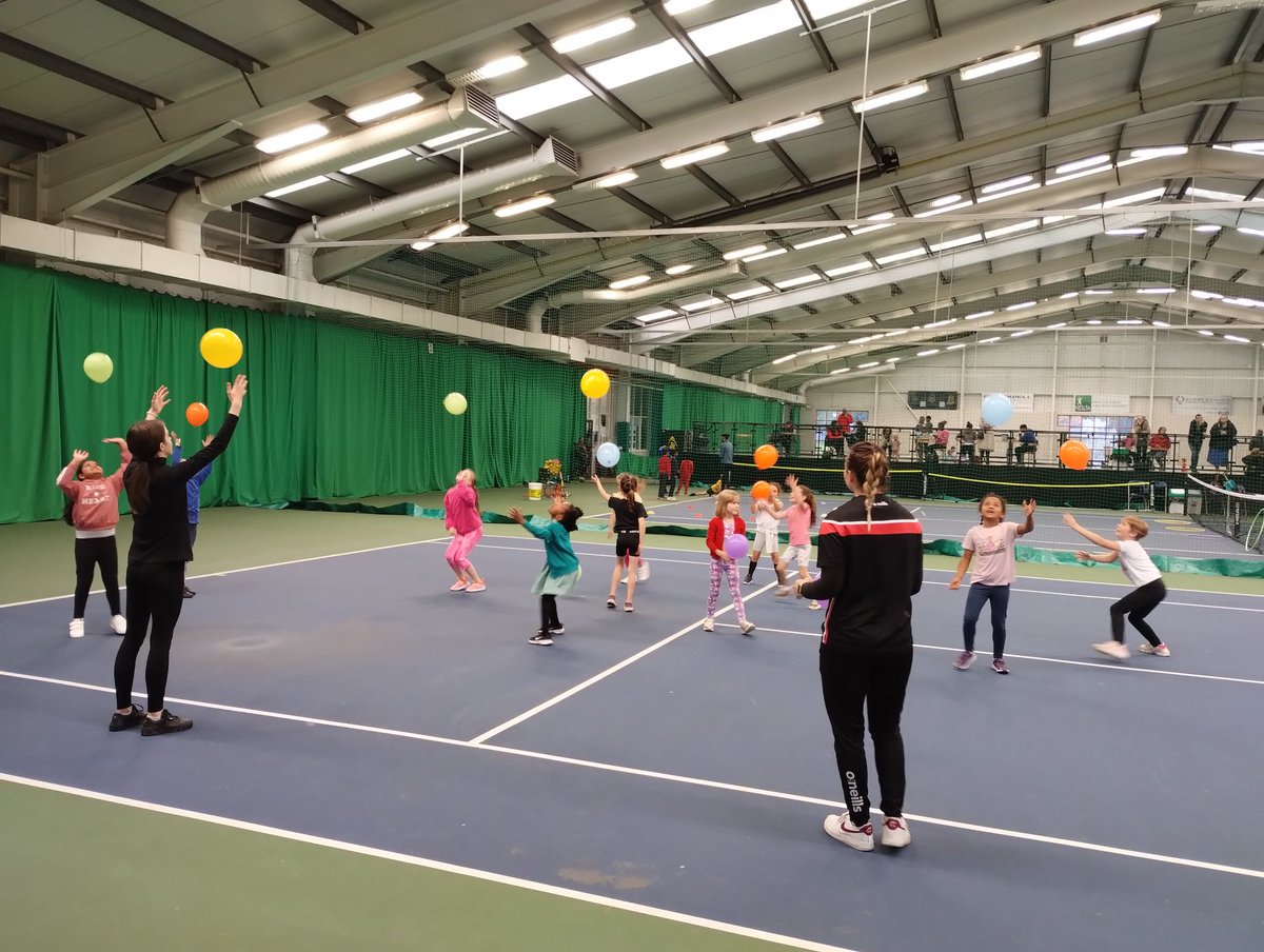Active_Schools's tweet photo. Fantastic afternoon at our Miss Hits Skills Festival! Thank you to Rebekah and Katy from the Active Girls Committee for supporting the event 🎾
#SheCanSheWill @JudyMurray @sportscotland https://t.co/nxoS8UgAQA
