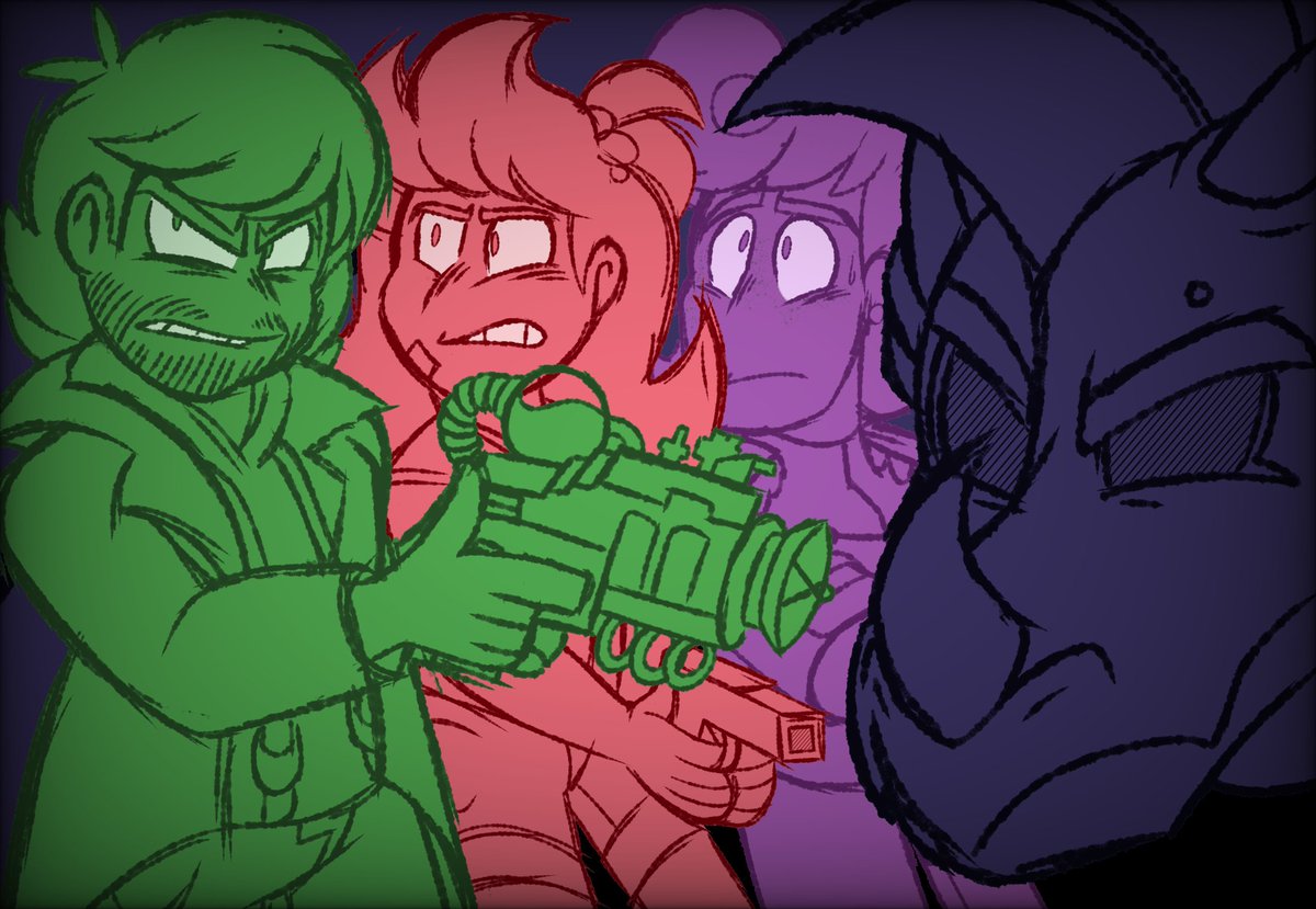 SunBearSophia's tweet photo. #eddtober2023 Day 4: Multiverse
Ended up just being the sketch, but I like it ok! I might finish the picture later, but augghhhh can't take drawing those guns again lmao.
#eddsworld #eddsworldfanart #ewfutureedd #ewtori #ewprincematthew #ewtamara https://t.co/ybUeqHXuRi