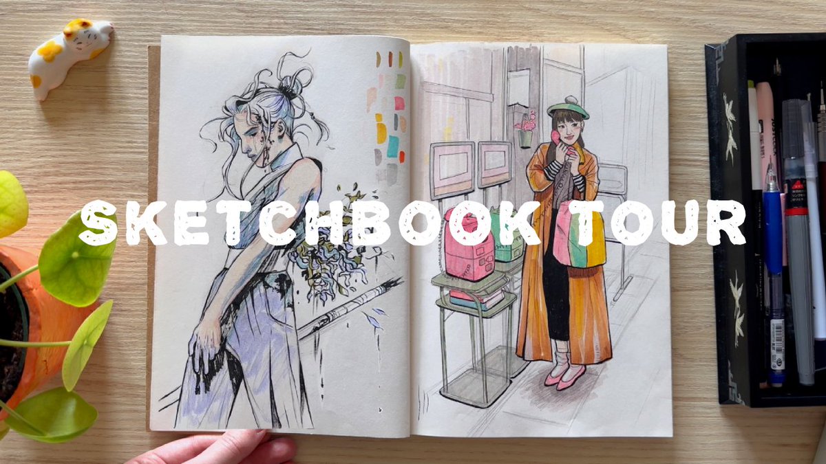 My new sketchbook tour is up on youtube! youtube.com/watch?v=jz0RUA…