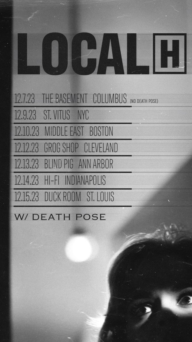 death pose is hitting the road with @LocalH !