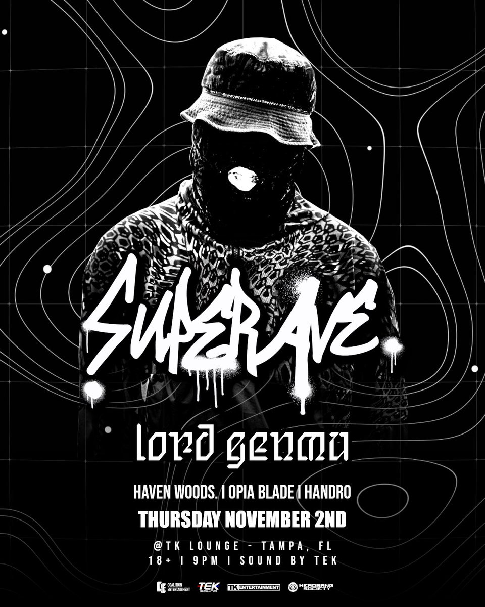 lordgenmu's tweet photo. Florida debut next month with @yoSuperAve 
Ticket link below https://t.co/qolnfeswr6
