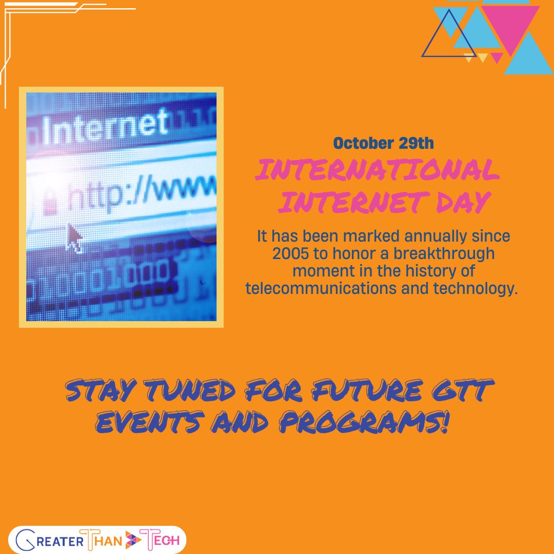 greaterthantech's tweet photo. These are just a few of the many STEM-related events happening in October. 🍁🚀 Be sure to mark these dates on your calendar and stay tuned for more exciting opportunities to celebrate STEM! 🤩📆 #STEM #stemdates https://t.co/137urdGfcw