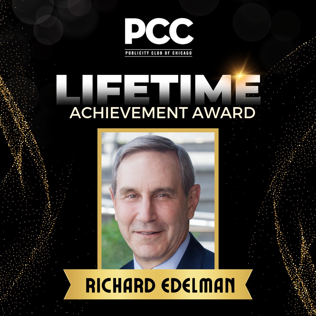 odwyerpr's tweet image. .@PCC_Chicago&apos;s 65th #GoldenTrumpetAwards tonight in Chicago will honor @EdelmanPR&apos;s Richard Edelman with a lifetime achievement award