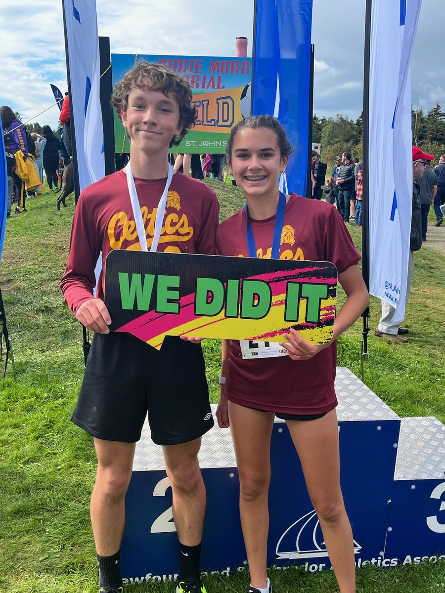 Shout out to Andie Noseworthy who has finished on the podium in the Gr. 9 female Category in the first two <a href="/NLAthletics/">NLAA</a> Cross Country meets of the season! Awesome job, Andie! #BRJHCeltics #BRJHCelticPride 🥉🏃‍♂️💨💯