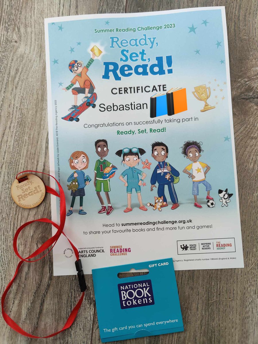 MyLearningJour1's tweet image. S was very pleased with his certificate, medal and book token for taking part in the #SummerReadingChallenge2023 @readingagency. 📘📙

@WGPrimary