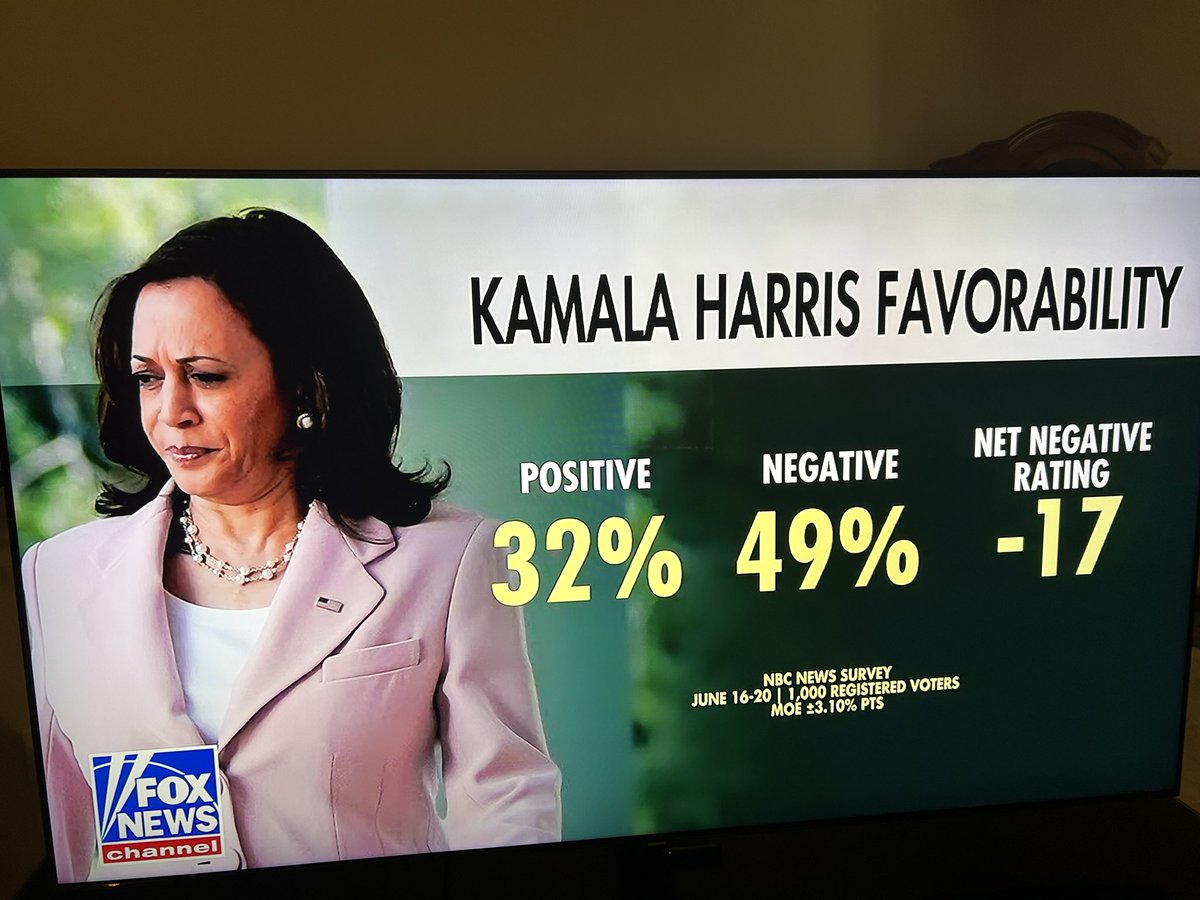 fightfite's tweet photo. @VP Blowing hardworking American taxpayer $$$’s is what Democrats do best.
By the way, you have a negative approval rating per NBC.👇 https://t.co/FzH2Lk8CF7