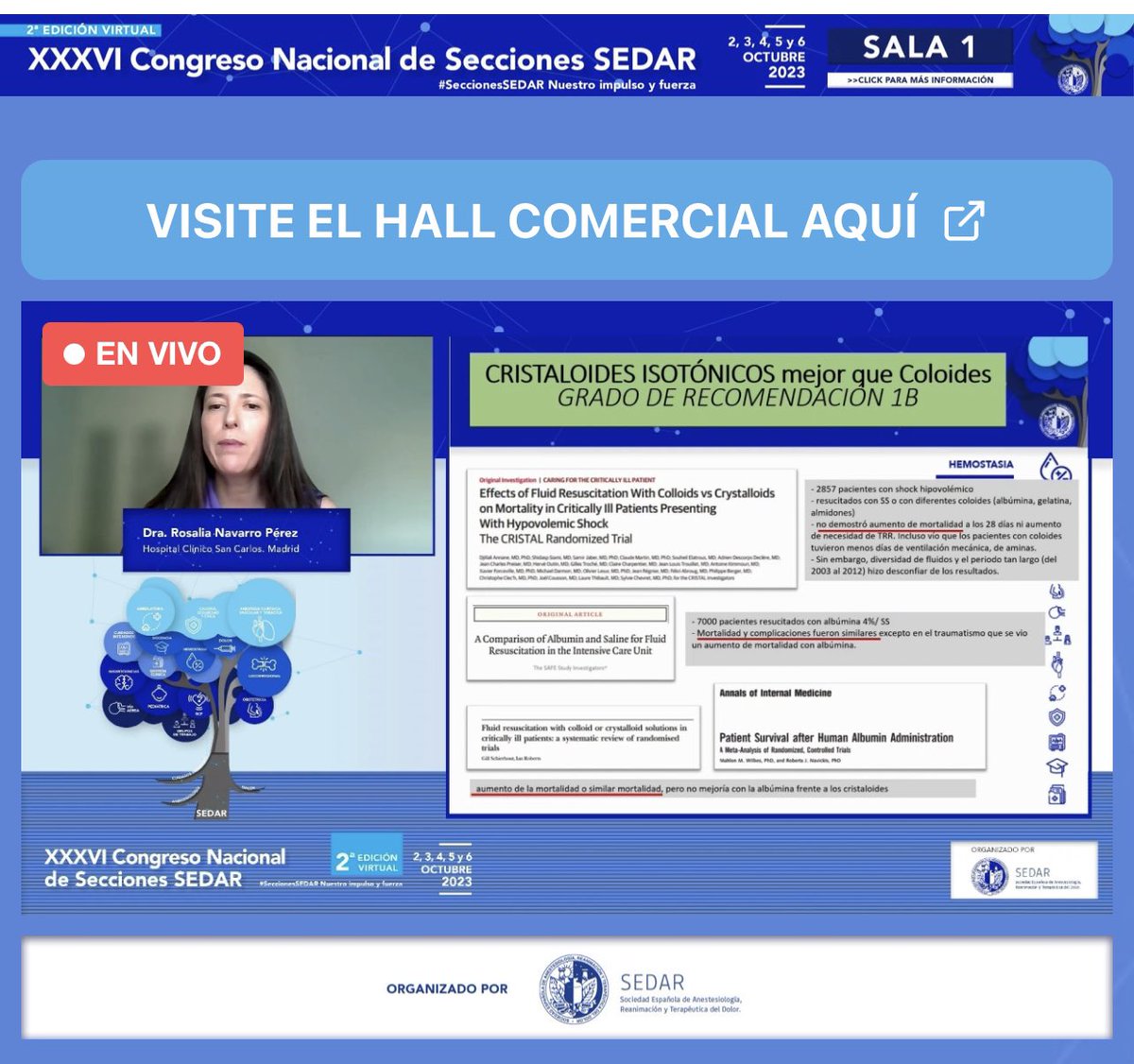MontesinosSanti's tweet photo. 🩸 Sección Hemostasia,
Med. Transfusional y Fluidoterapia
@mjcolomina #SHTFSEDAR

“Controversia FLUIDOTERAPIA
en la era post-almidón:
¿CRISTALOIDES BALANCEADOS?”

🎙️ @rosalianavarro_
🏨 @anestesiaHCSC

XXXVI Congreso Nacional
#SeccionesSEDAR @sedar_es
@JG_Anestesia @argente_pilar https://t.co/bDYCzLDWHF