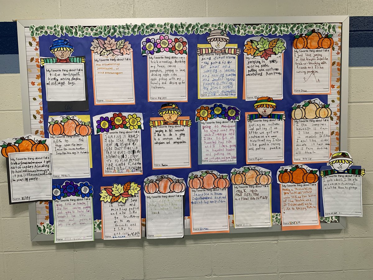 Mrs. Malone’s grade 2 class writes about their favorites anytime things #crystallakeschool