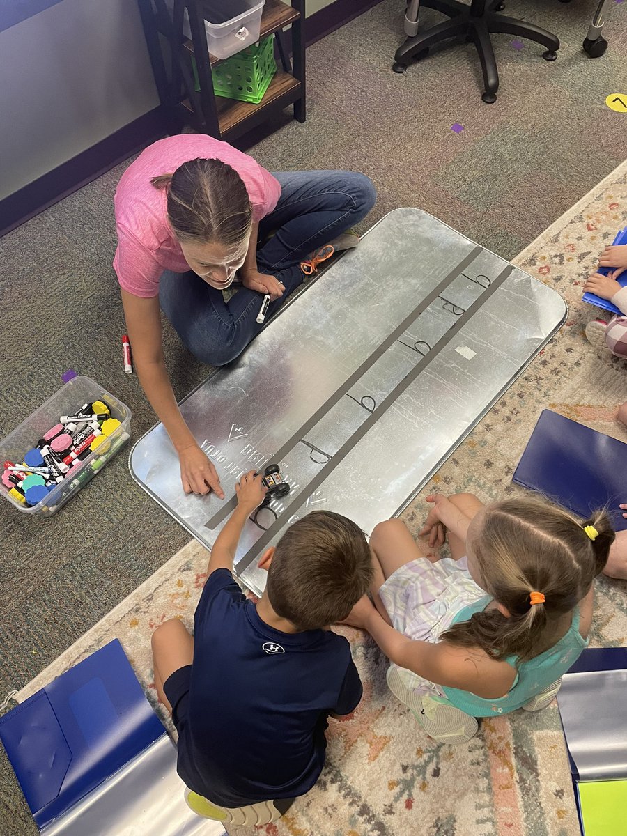 <a href="/BESTexans/">BESTexans</a> Mrs. Richardson is having students use a car to help identify the letters d or b during Texan Time!