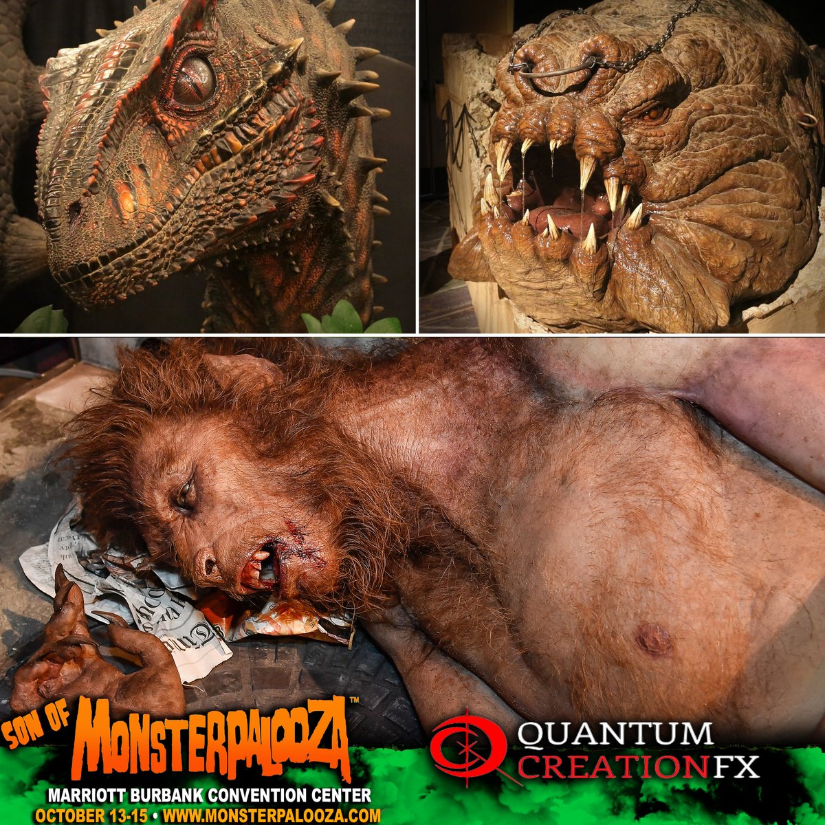 MONSTERPALOOZA1's tweet photo. #WATCHMEN, #TRON, #SUCKERPUNCH, #IAMLEGEND… #QuantumCreationFX creates #costumes & special effects with efficiency, precision and innovation by teams of award winning artists. See QUANTUM CREATION FX at #SonOfMonsterpalooza October 13-15!
For tickets ➨ https://t.co/rHuuvFu3uJ https://t.co/PBfyKB34mG