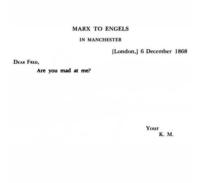 violetluxemburg's tweet photo. Marx teniendo apego ansioso 🥺 https://t.co/OrBtCAxsRj