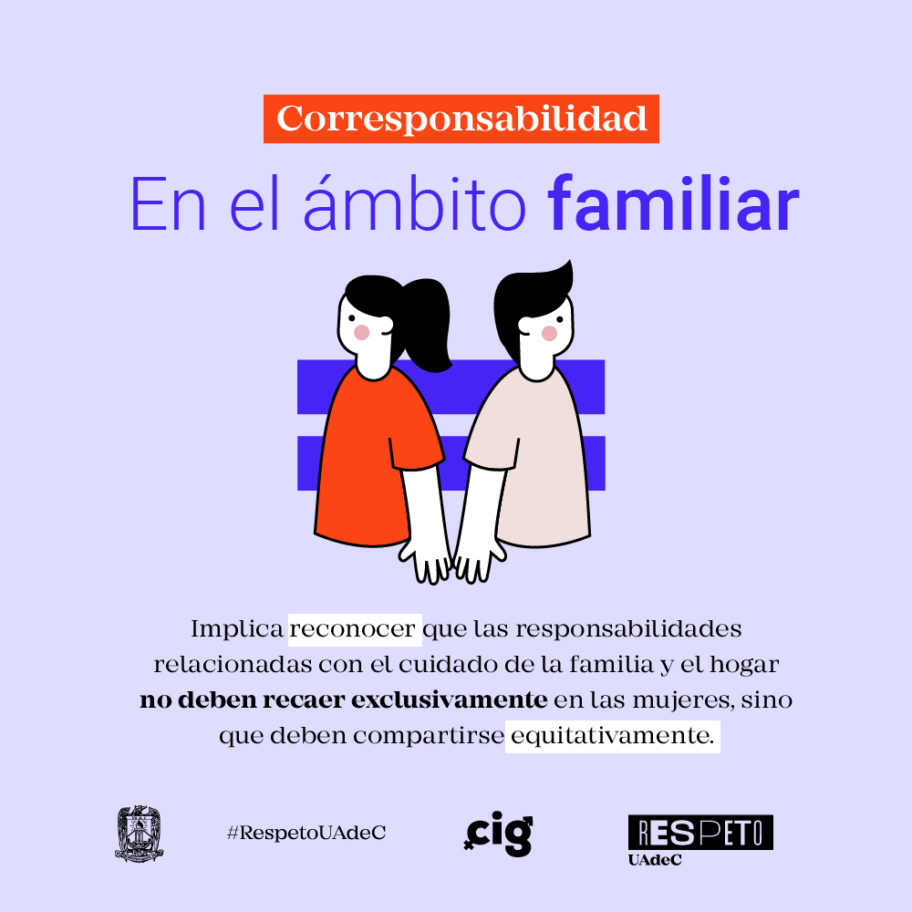 IgualdadUAdeC's tweet photo. La corresponsabilidad en el ámbito familiar fortalece vínculos, fomenta la igualdad y crea hogares más felices.

#RespetoUAdeC #CIG #IgualdadDeGenero #ContraLaViolenciadeGenero #CulturaDeDenuncia #Corresponsabilidad https://t.co/VBlzZIfjkx