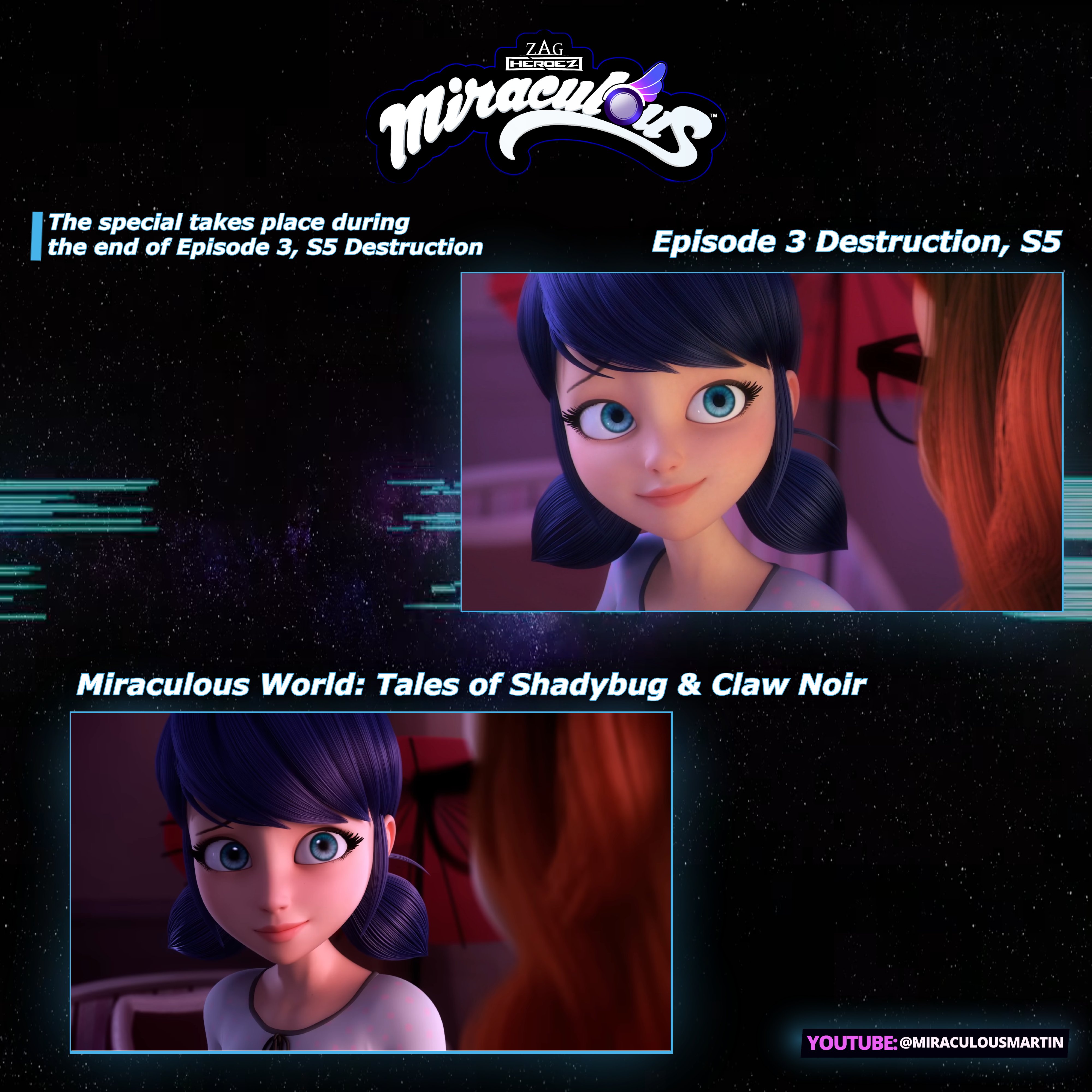 Miraculous World: Paris, Tales of Shadybug and Claw Noir