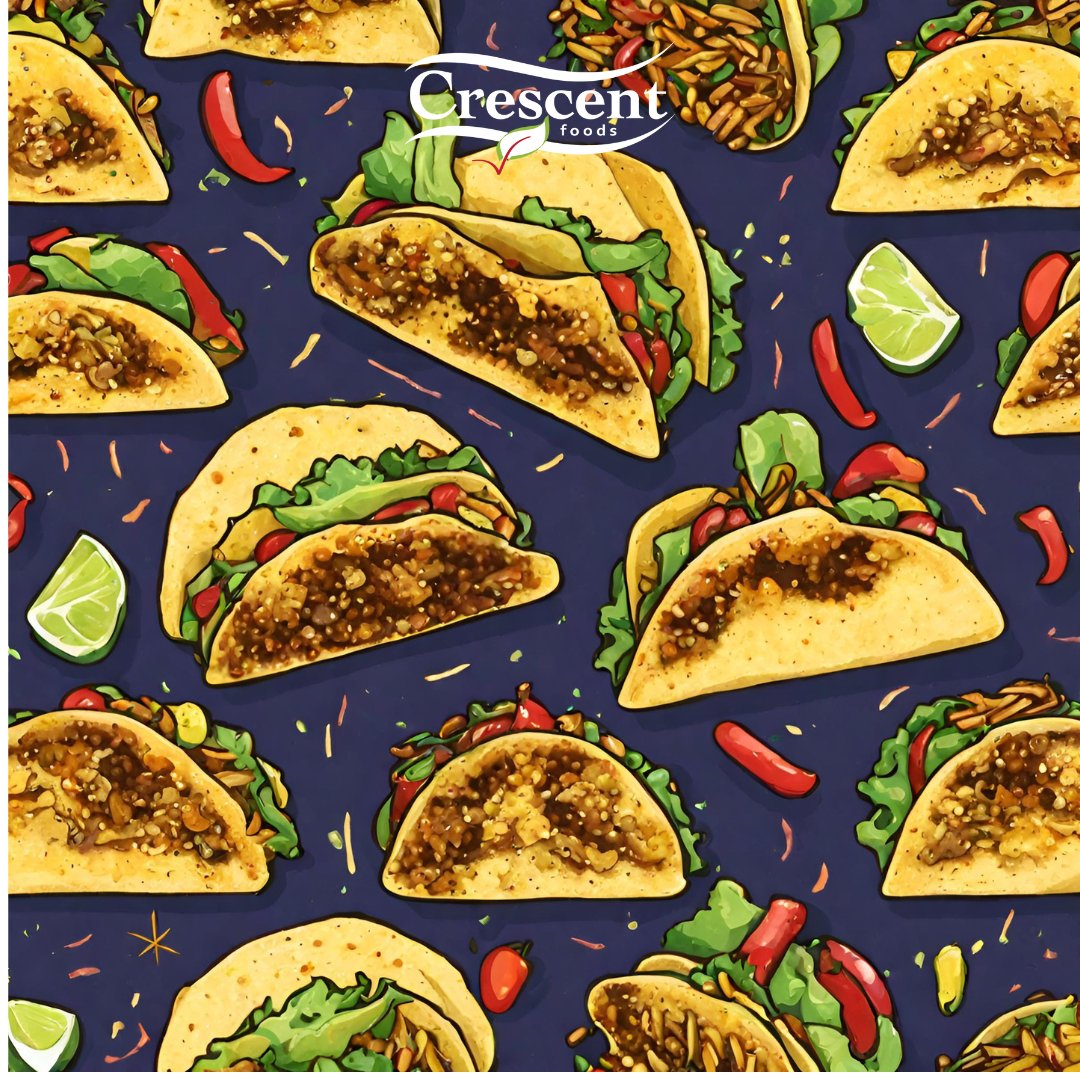 Happy National #Taco Day 🌮! There's no better way to #celebrate than by adding some delicious Crescent Foods chicken, beef, lamb, or turkey to your tacos.

Our hormone and antibiotic-free poultry and meat is so flavorful, it's been known to make tacos disappear in seconds 😉
