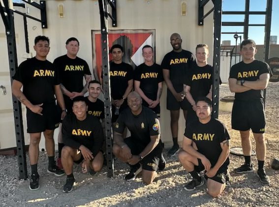 Great PT this morning “In the Shadows” with Scout Platoon “Shadows” HHT, 1/11 ACR, @11ArmoredCavReg . Truly the finest in the land!  #LeadTrainWin @NTCLead6 @CSM_TJHolland @ArmorSchool @NTC_UPDATE