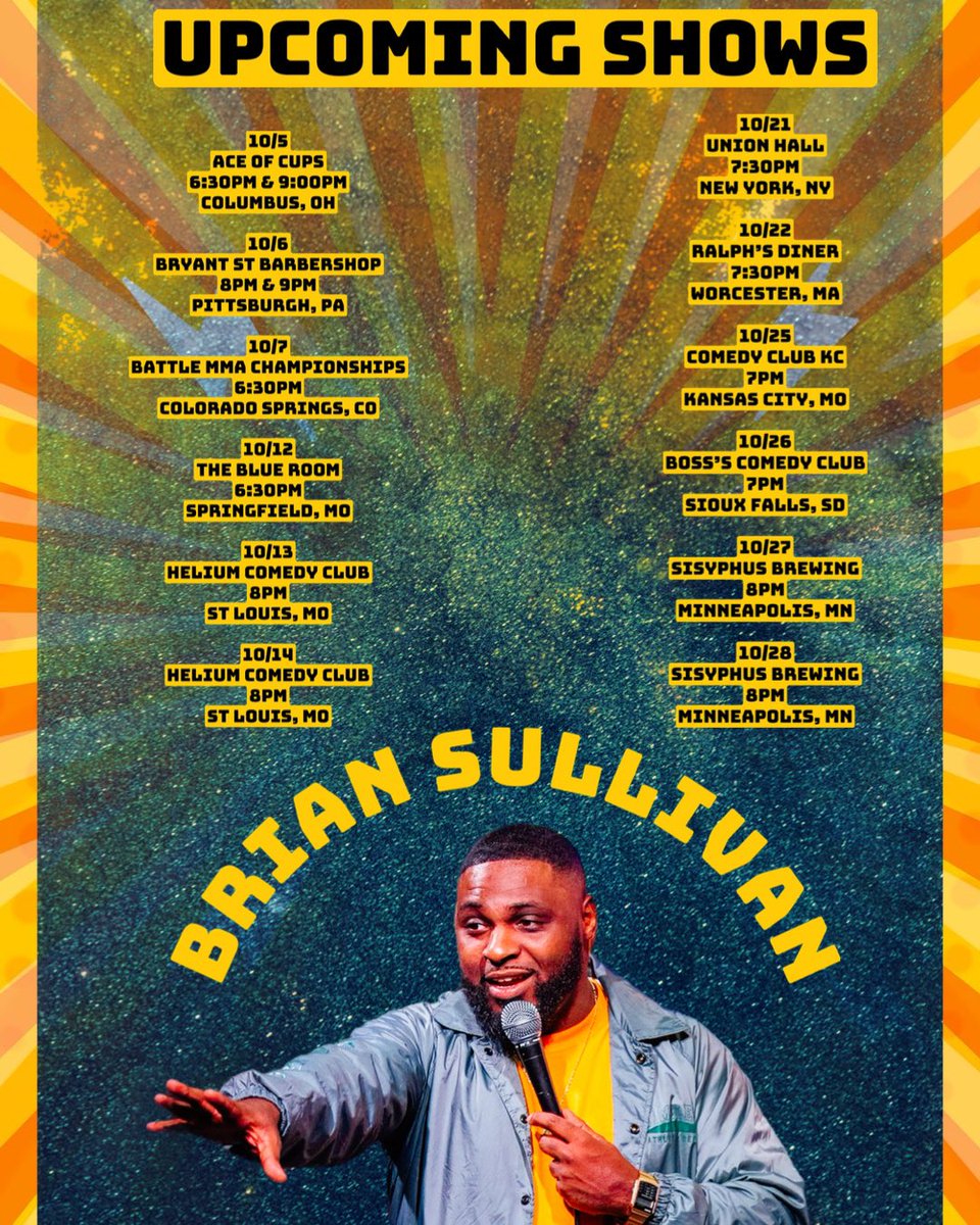 _briantheelion's tweet photo. I need yall to come to a show. 
They stopped letting me donate plasma….

#BrianSullivan #Runningman #Drphil #Killtony #funny #bringdavidaplate #aluminumfoiltour #DavidGborie #comedian #Biglaughs https://t.co/9Op3tJ0Tvz